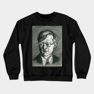 Dmitri Shostakovich - charcoal portrait Crewneck Sweatshirt